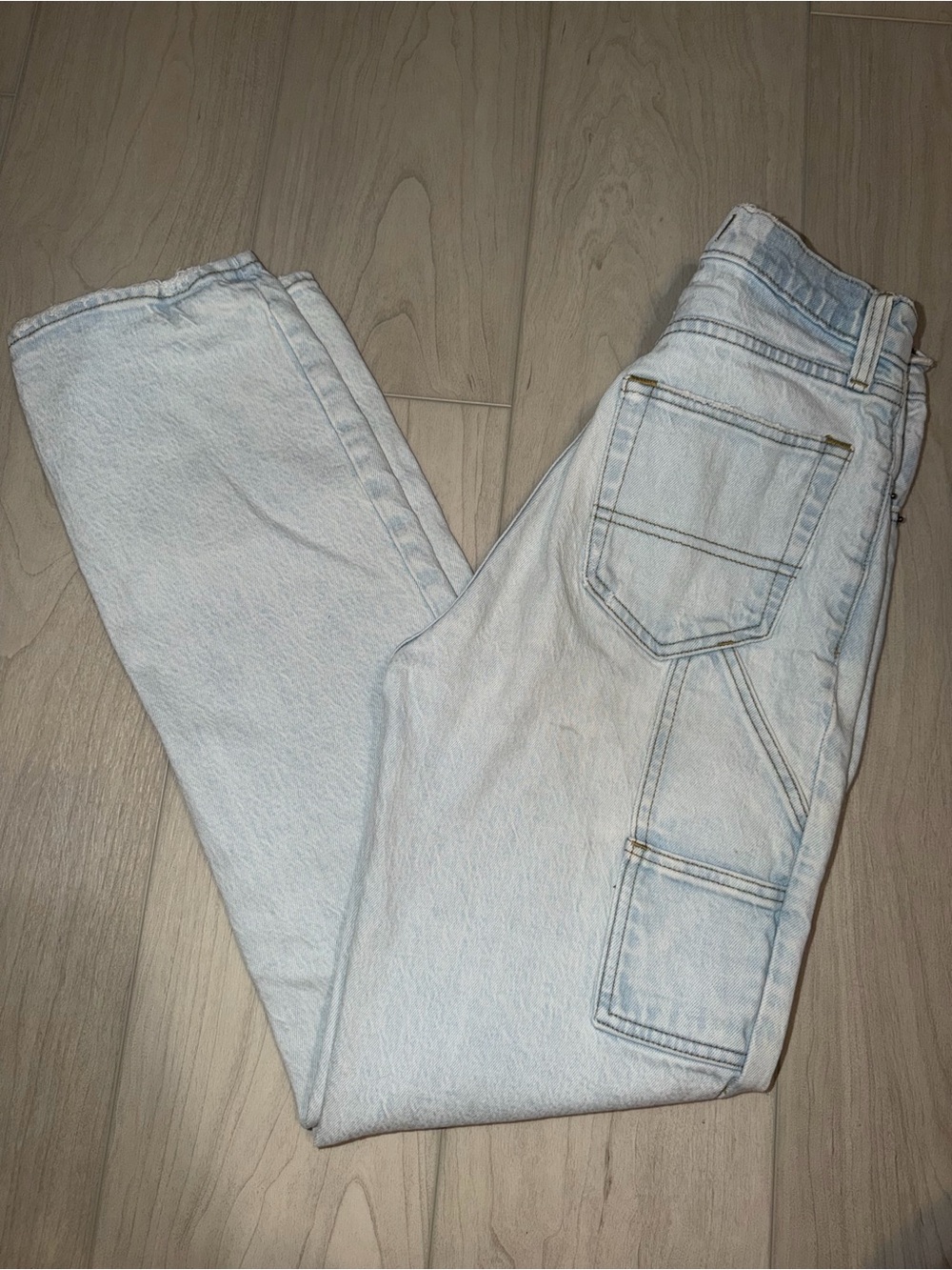 Abercrombie & Fitch Light Blue Straight Leg Jeans